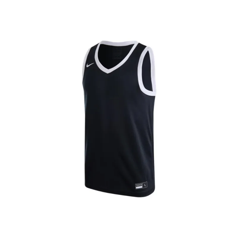 Nike DRI FIT CROSSOVER Basketball Jersey Men's Black/White/White-0