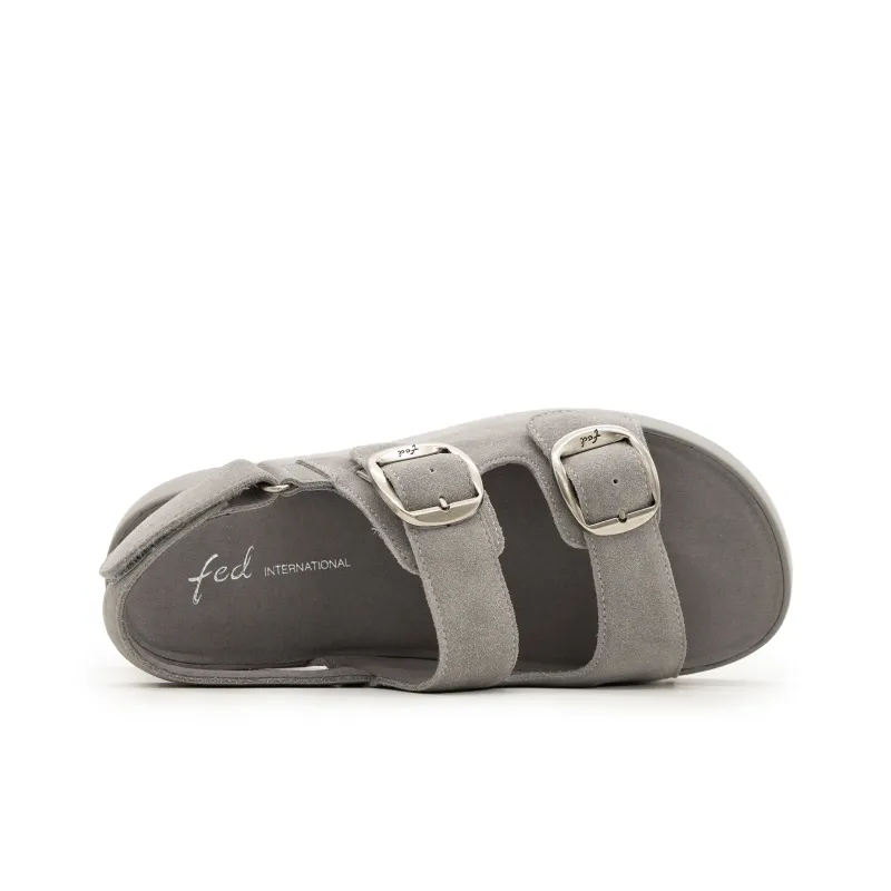 FED One Strap Sandals Women's Gray-3