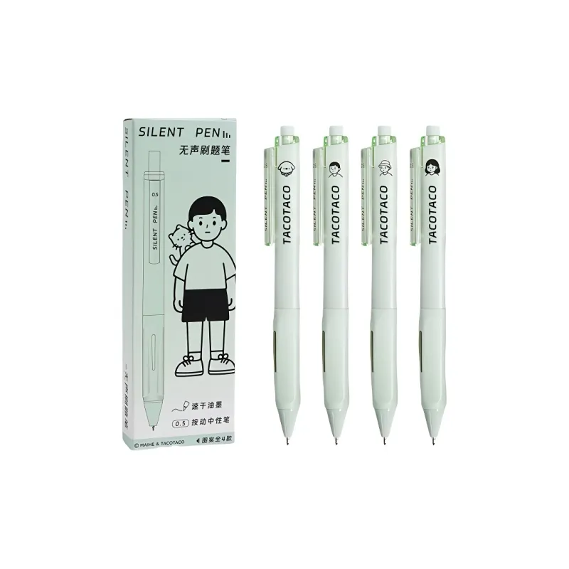 TACOTACO Minimalist Style ST Pen Tip Quick Dry Carbon Pen Ballpoint Pen-4