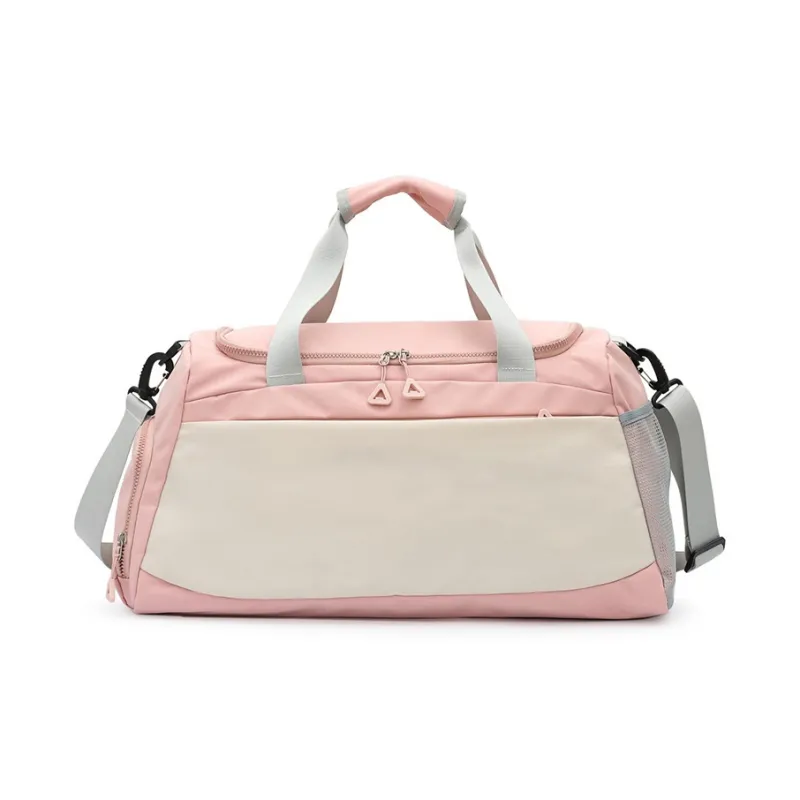 Meow In The Grass Nylon Gym Bag Travel Bag Unisex White/Black/Green/Blue/Pink-11