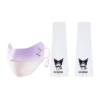 Sanrio Kuromi Polyester Sun Protection Sleeves Unisex