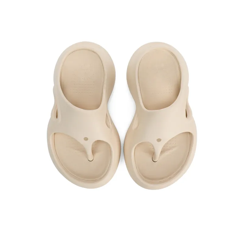 Ouder Souffle Abrasion Resistant Slip Resistant Odor Resistant Flip Flops Women's Wind Sand Apricot-3