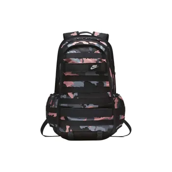 Nike Polyester Backpack Pink Camouflage