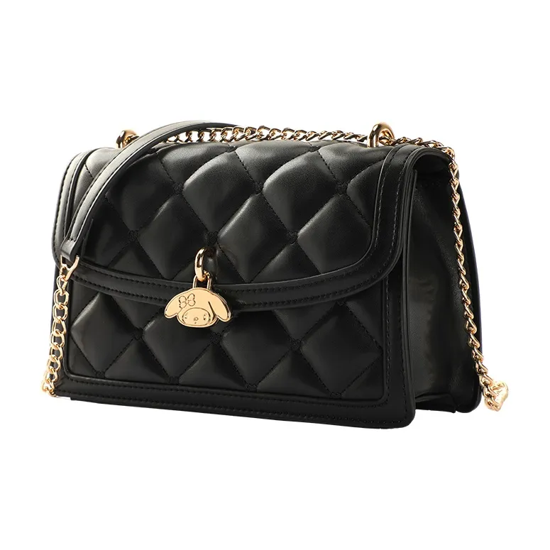 SURELAPTOP Mascara, Collaboration Synthetic Leather Shoulder Bag, Crossbody Bag Women's Black-1