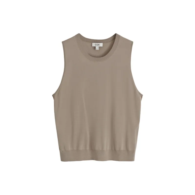 COS Tank Tops Men Mole Gray-0