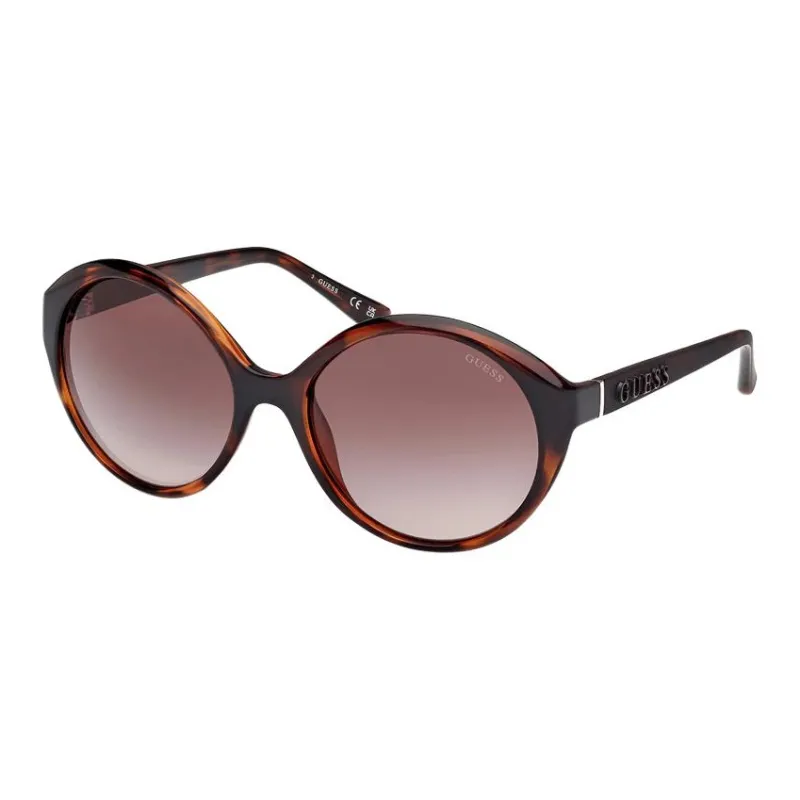 GUESS Injection Molded Plastic Oval Sunglasses Women's Tortoiseshell-0