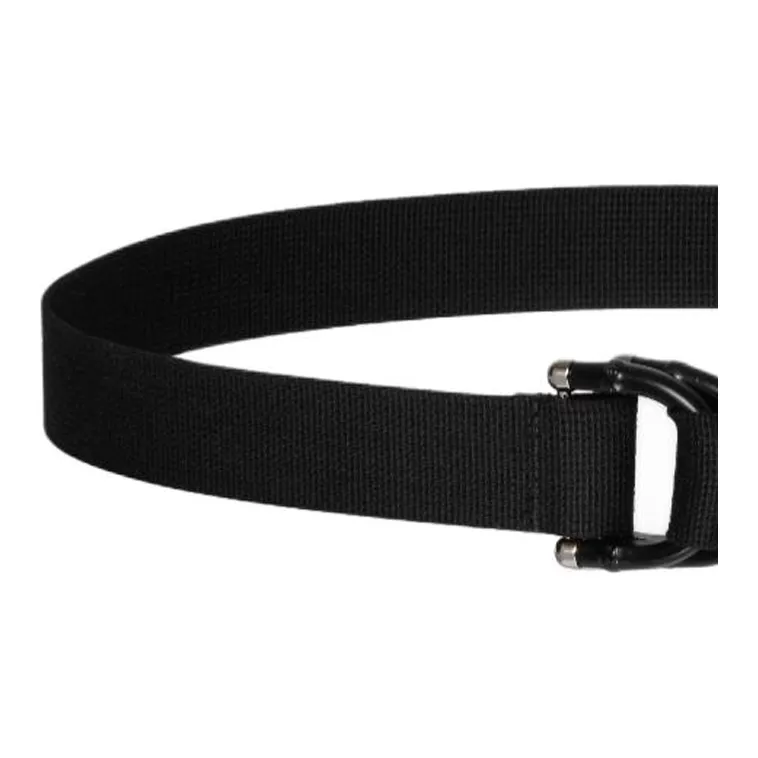 GUCCI Fabric Belt Men's Black Width 3.3CM-2