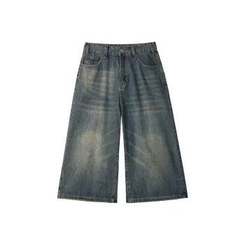 KEIRANDUN Denim Shorts Unisex