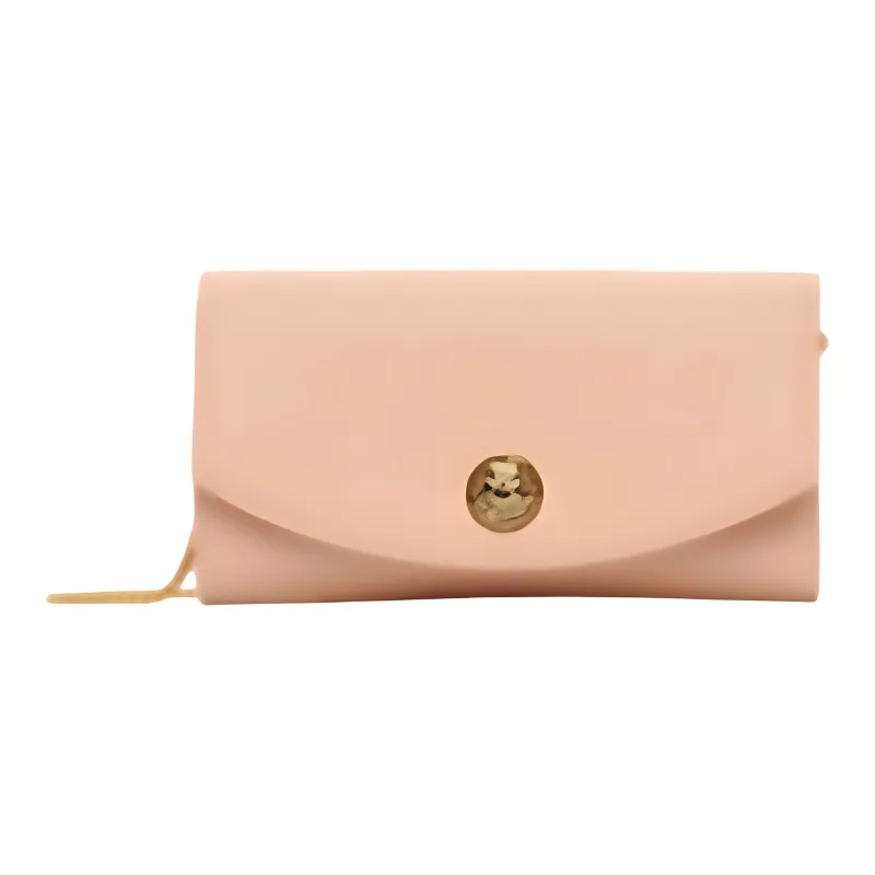 BALMAIN Calfskin Shoulder Bag Women's Pink-0