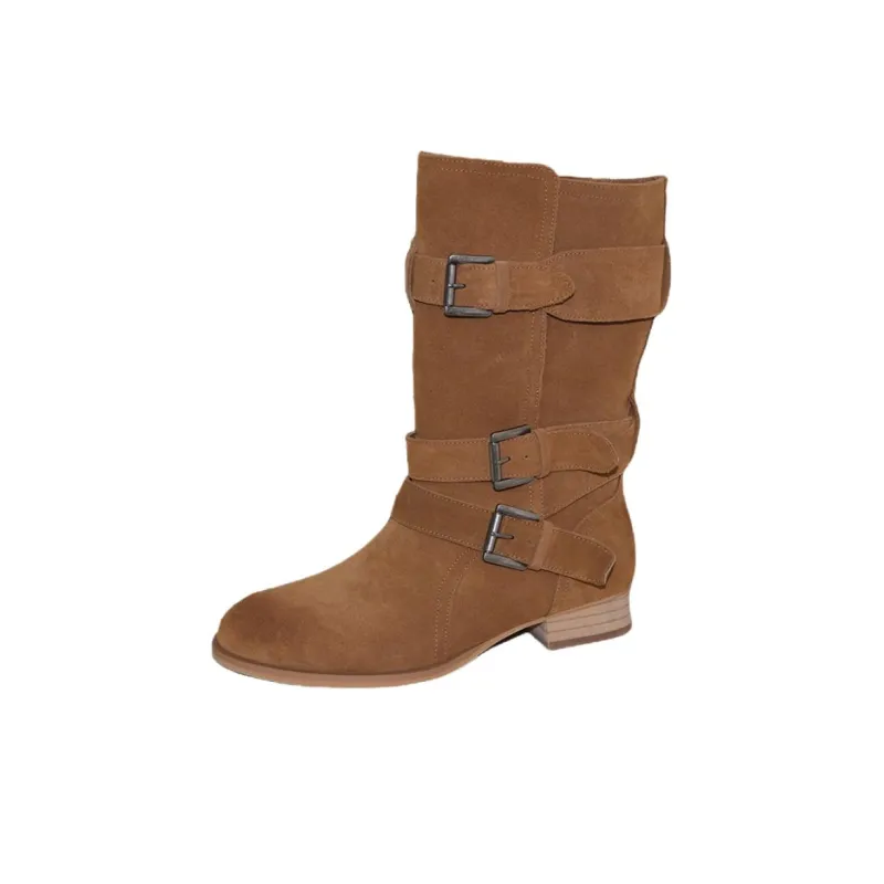 Mooreyu Atelier Ankle Boots 3cm Women's Camel-0