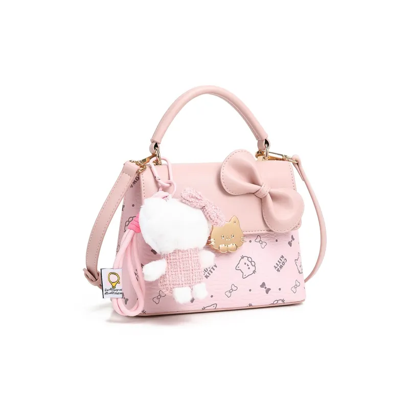 DALO PU Shoulder Bag, Crossbody Bag, Handbag Women's Cherry Blossom Pink-6