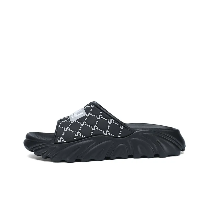 Eminu Rubber Sole Slide Slippers Men's-5