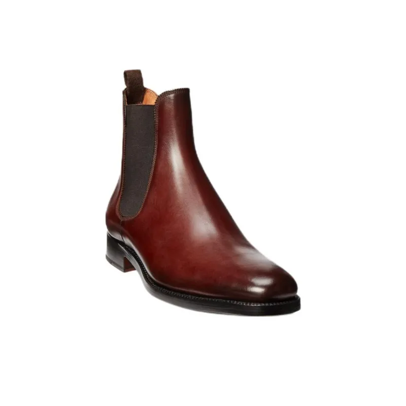 LAUREN RALPH LAUREN Penfield Short Chelsea Boots Men's Brown-2