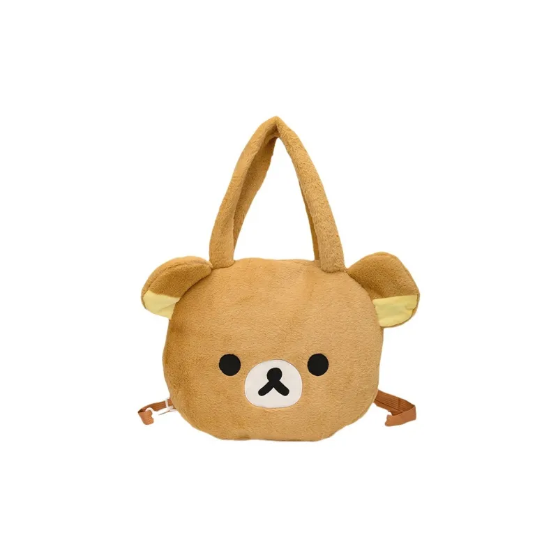 DCLOUD Plush Tote Bag, Shoulder Bag Women's Large Rilakkuma-0
