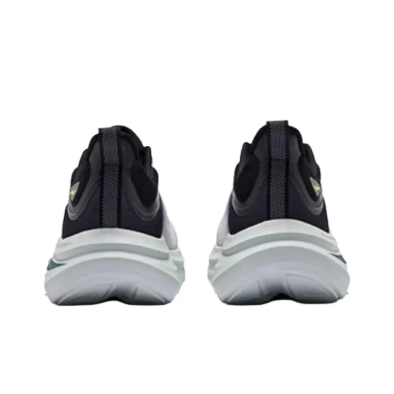 Erke Cloud Motion Anti Slip Wear Resistant Low Top Training Sprint Running Shoes Men's Black Gray-3