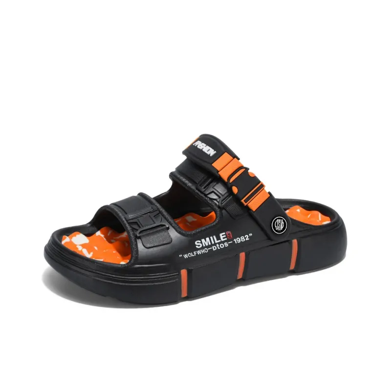 JEANSWEST Beach Sandals Men White-0