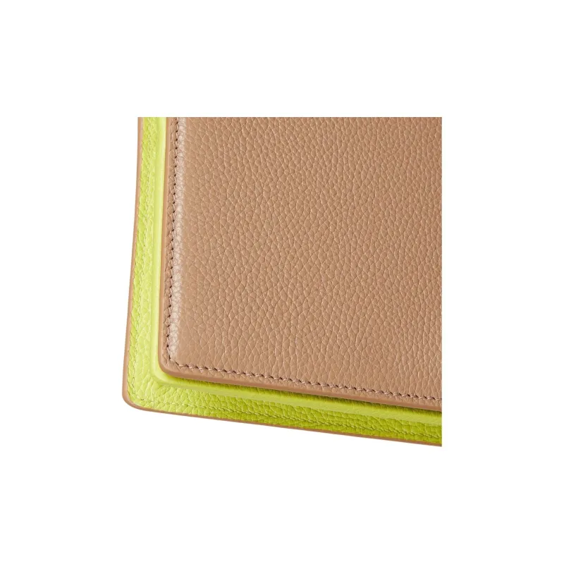 GUCCI GG Marmont Leather Shoulder Bag, Crossbody Bag, Wallet Women's Beige & Bright Green-5
