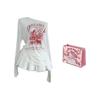 FLIM T Shirts Women's White Bear Box