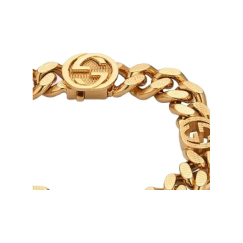 GUCCI Metal Bracelets Men's Gold-2