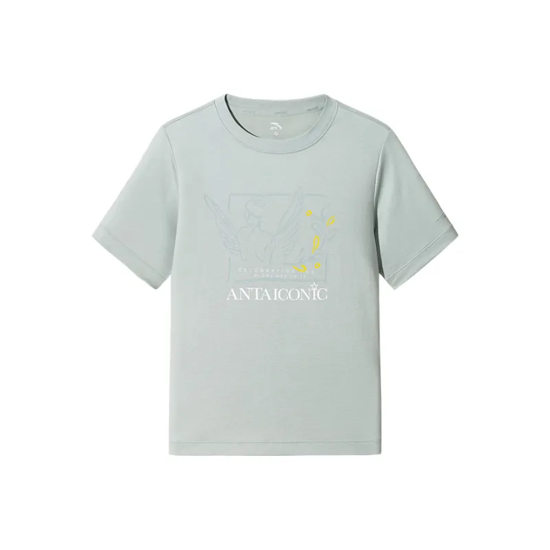 Anta Life Collection T Shirt Women's Refreshing Blue-0
