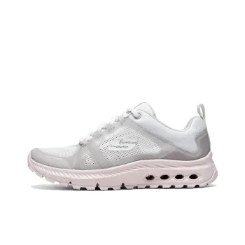 Skechers OUTDOOR Cushioning Rebound Low Top Outdoor Shoes Women's Gray Pink