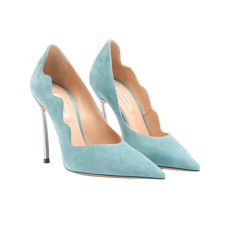 Casadei Superblade Slim Heel High Heels 10cm Women's Blue-2