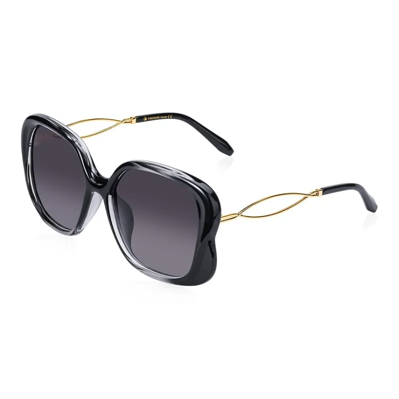 VEGOOS Metal Square Sunglasses Women's-0