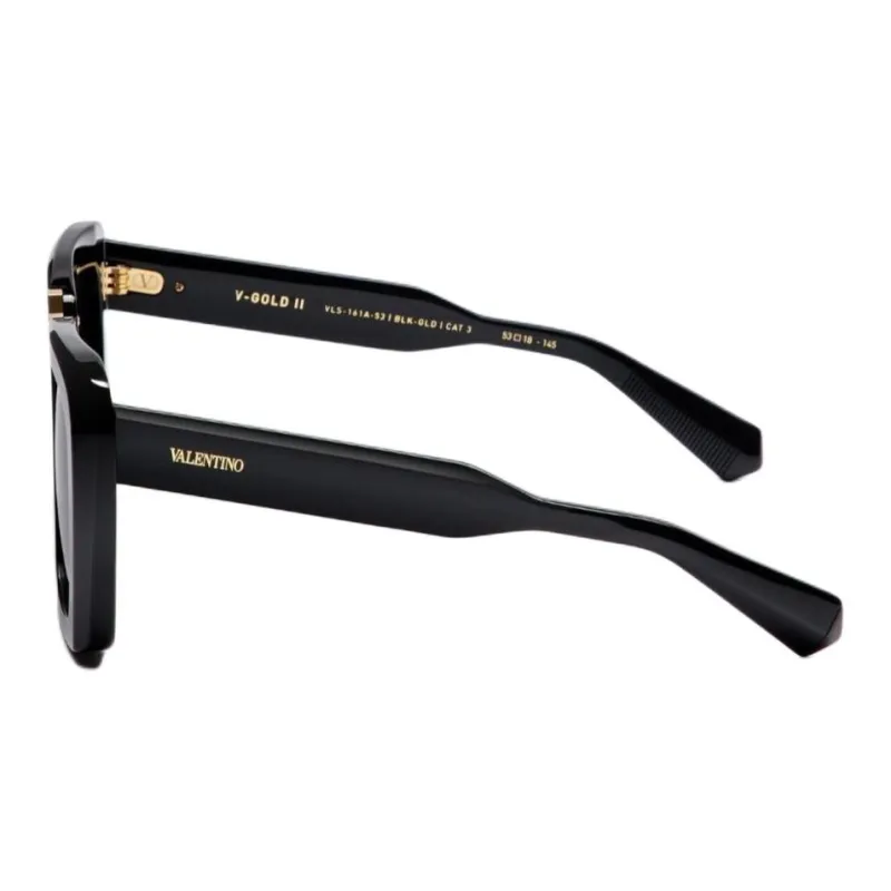 Valentino Acetate Titanium Alloy Butterfly Sunglasses Unisex Black-2