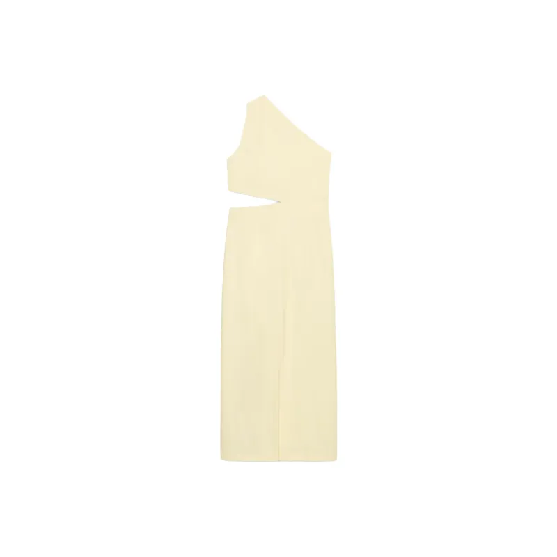 ZARA Sleeveless Dresses Women's Yellow-1