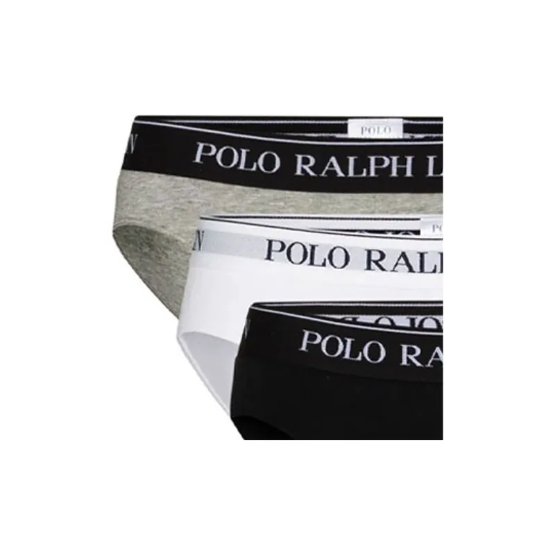 Polo Ralph Lauren Logo Band Three-Pack Briefs-2