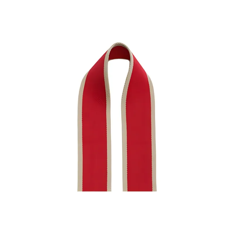 CELINE Fabric And Cow Leather Bag Strap Women's Red-3