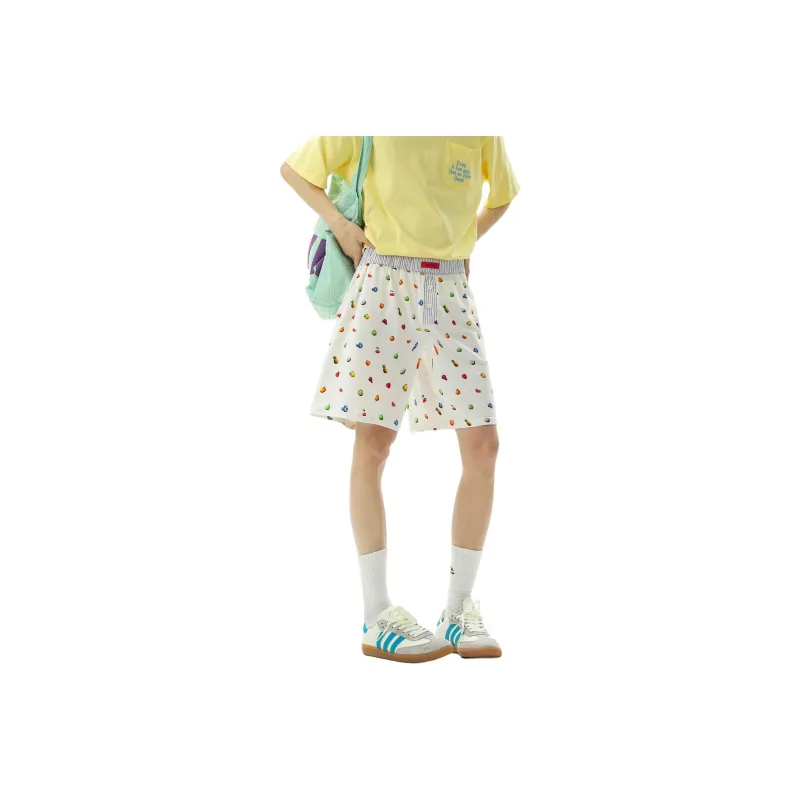 RVANGUARD Casual Shorts Unisex White-0
