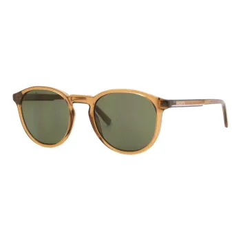 LACOSTE Injection Molded Plastic Oval Sunglasses Unisex Brown