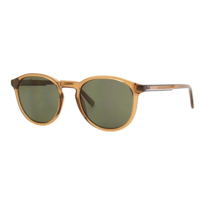 LACOSTE Injection Molded Plastic Oval Sunglasses Unisex Brown-0