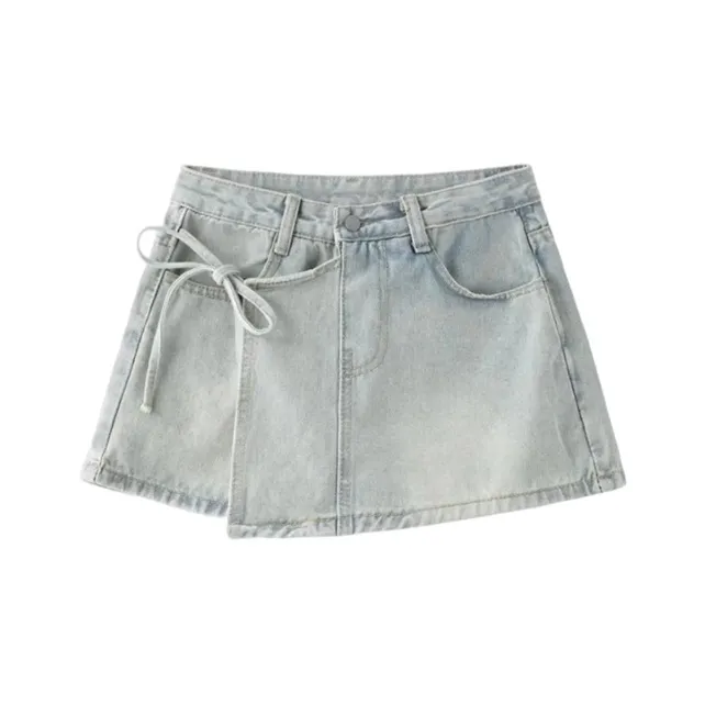 LESS BEARS Denim Short Skirts Women's-0