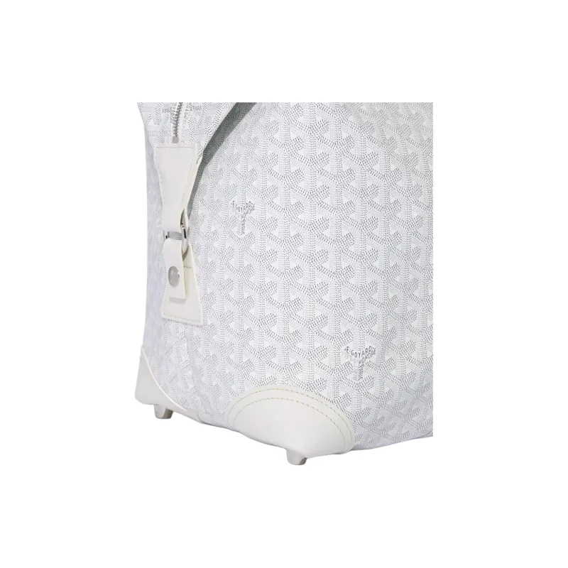 GOYARD Bowling Canvas Travel Bag Unisex White-4