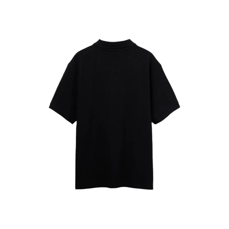 BARBOUR SS25 Polo Shirt Unisex Black-1
