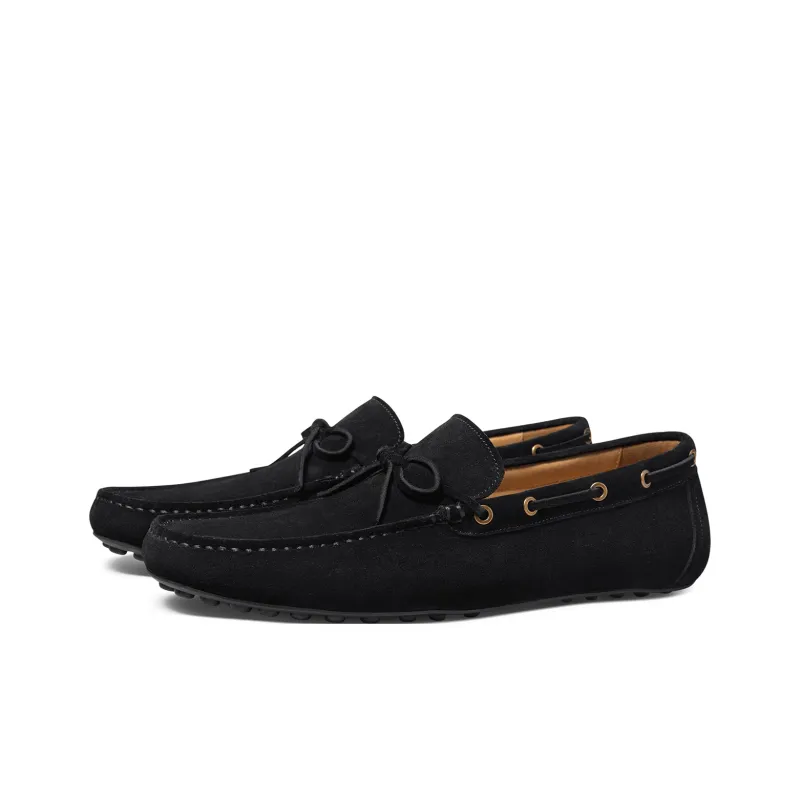 THOM WILLS Fashion Versatile Belt Buckles Gommino Loafers Casual Shoes Men's-13