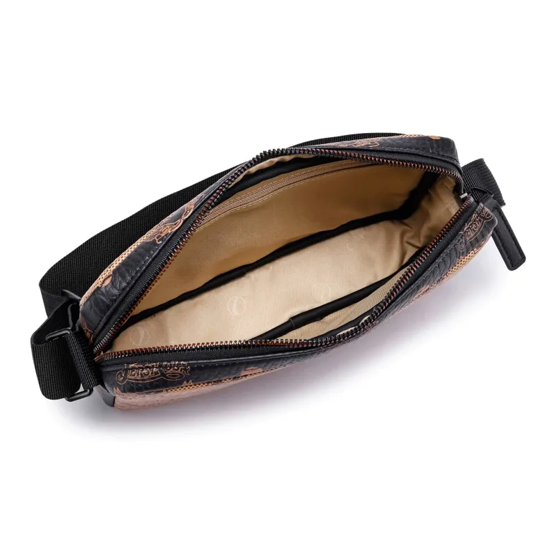 Pepsi PVC Crossbody Bag, Shoulder Bag Regular Unisex Cognac-3