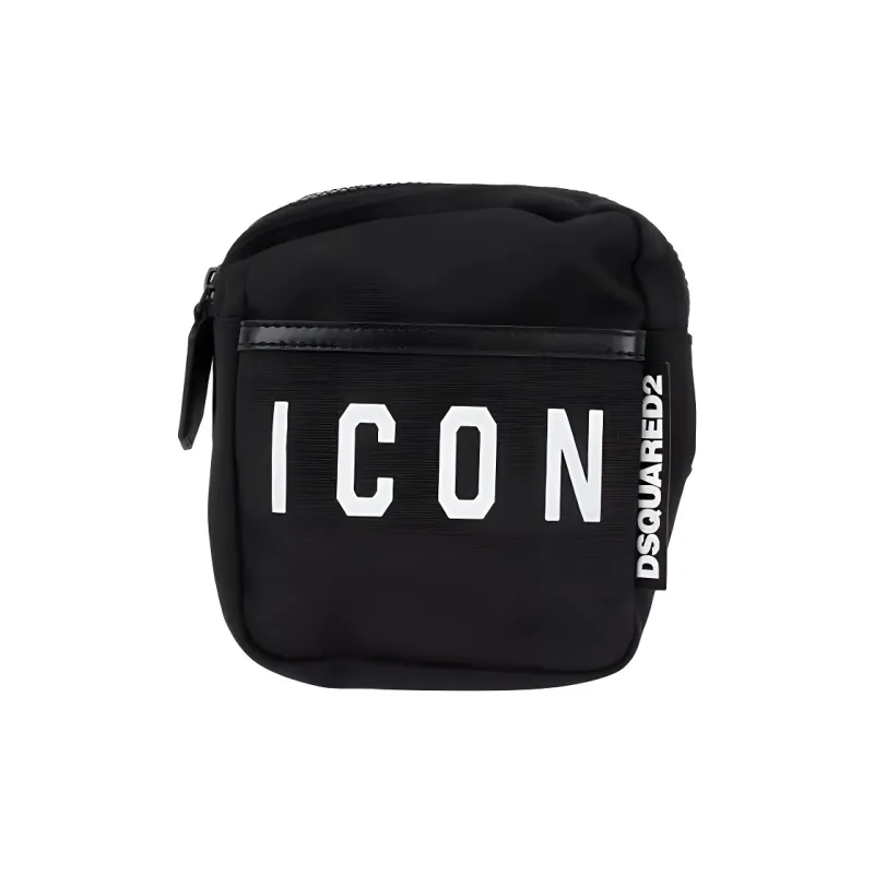 DSQUARED 2 Print Shoulder Bag Men's Black-0