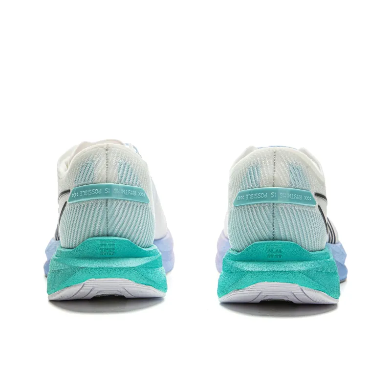 LiNing ZhuiFeng Cushioning, Breathable, Supportive Low Top Physical Fitness Test & Exam Running Shoes Men's White Green-5