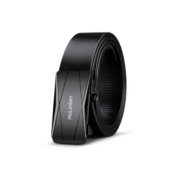 Mulinsen Cow Leather Belts Men's Width 3.5CM
