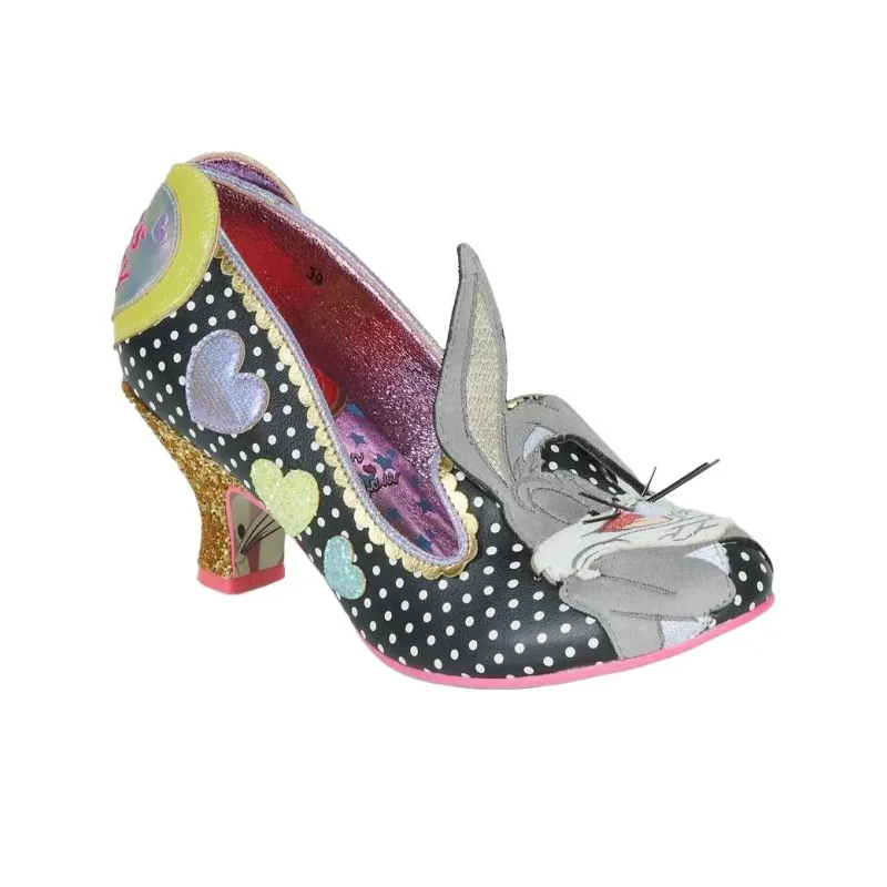 IRREGULAR CHOICE Bunny Love Slim Heel High Heels Women's Multicolor-3