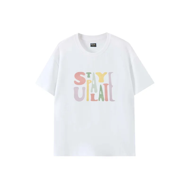 STAY UP LATE T Shirt Unisex White-0