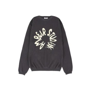 Ambler Knitwear Unisex Charcoal Gray