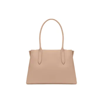 Furla NAPOLI Double Layer Calfskin Tote Bag, Shopping Bag, Shoulder Bag Tubas Women's Light Pink