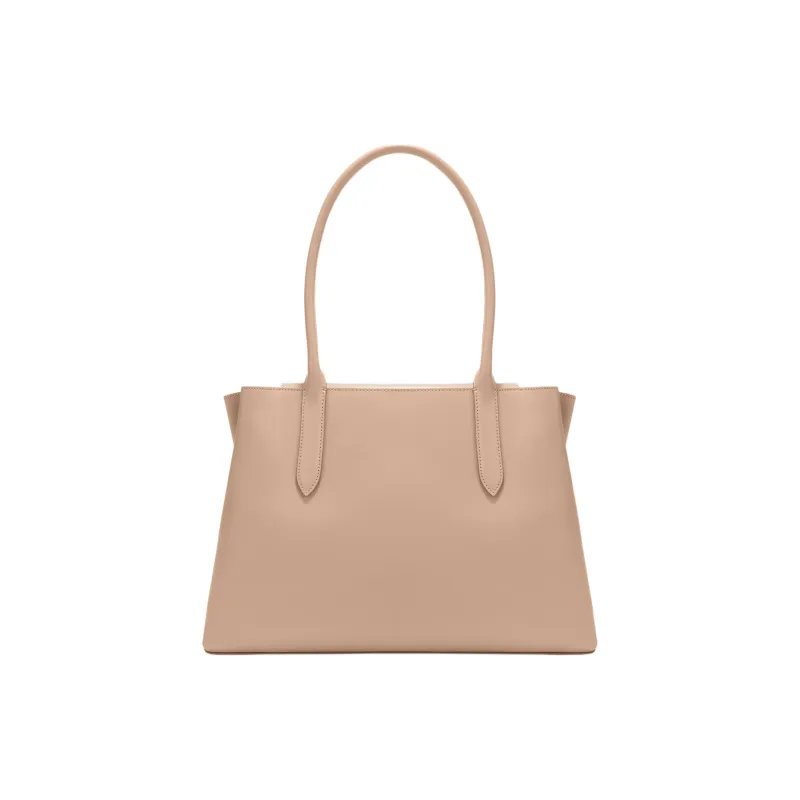 Furla NAPOLI Double Layer Calfskin Tote Bag, Shopping Bag, Shoulder Bag Tubas Women's Light Pink-0