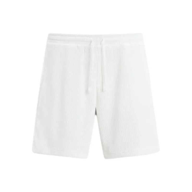 ZARA Casual Shorts Men Frosted White-0