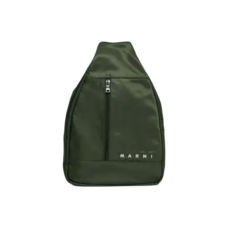 MARNI Logo embroidered Backpack-0