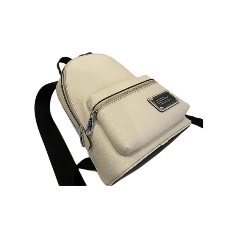MARC JACOBS Pebble Leather Backpack Women's Ecru-2
